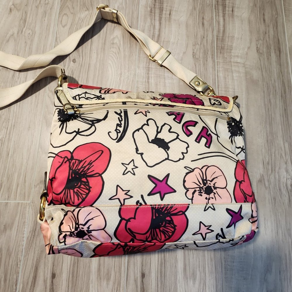 Coach Poppy Kyra Shoulder Bag Purse c - Picture 2 of 14